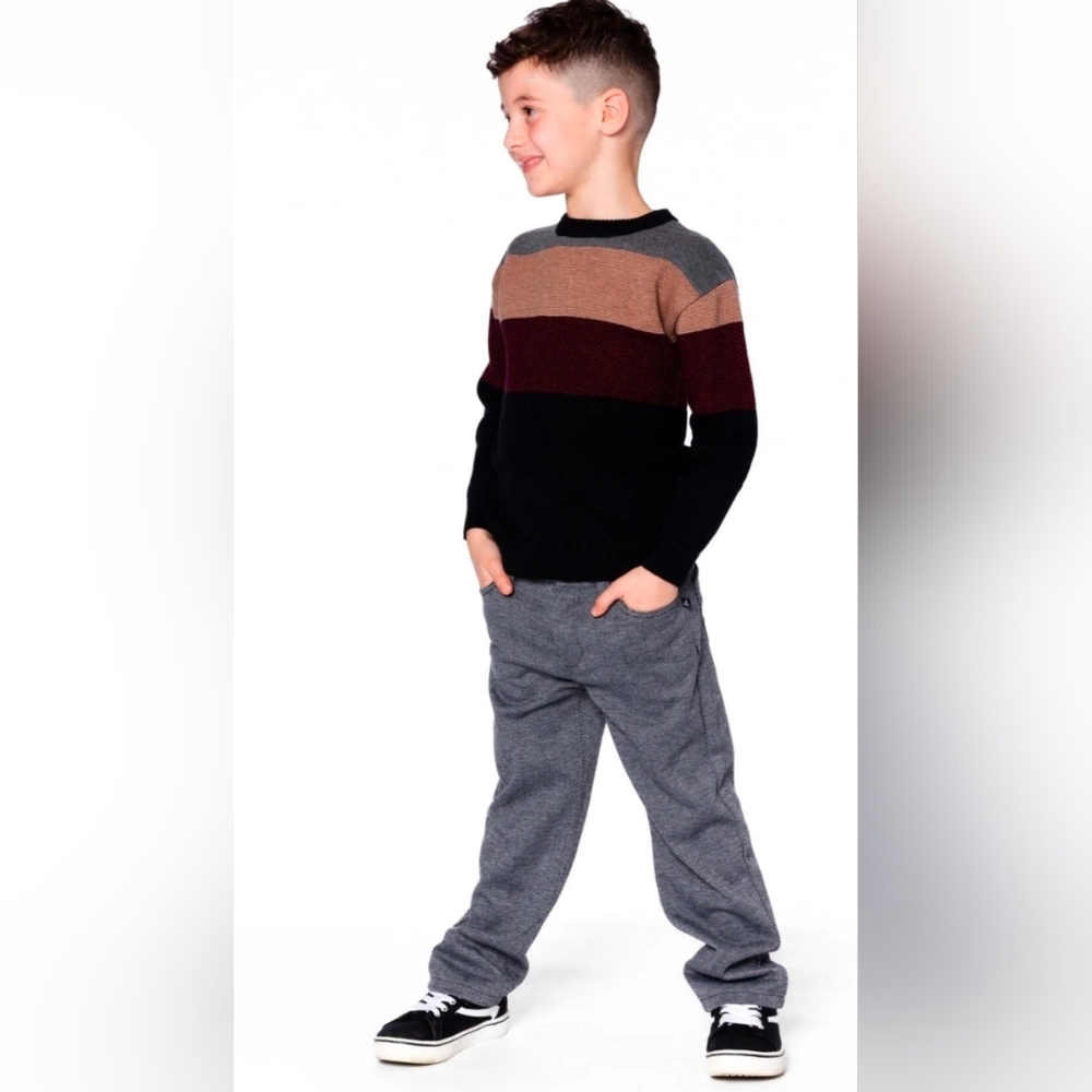 Deux Par Deuzx Gray Tailored Trousers